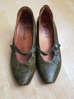 Think Schuhe  Pumps Leder grün 37 Häfen - Industriehäfen Vorschau