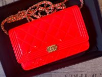 Chanel Rote Patent - Boy - Leder Geldbörse Tasche Damen Top Neuw Rheinland-Pfalz - Igel Vorschau