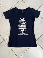 T-Shirt dunkelblau Gr.S mit Schriftzug weiß Bayern - Würzburg Vorschau