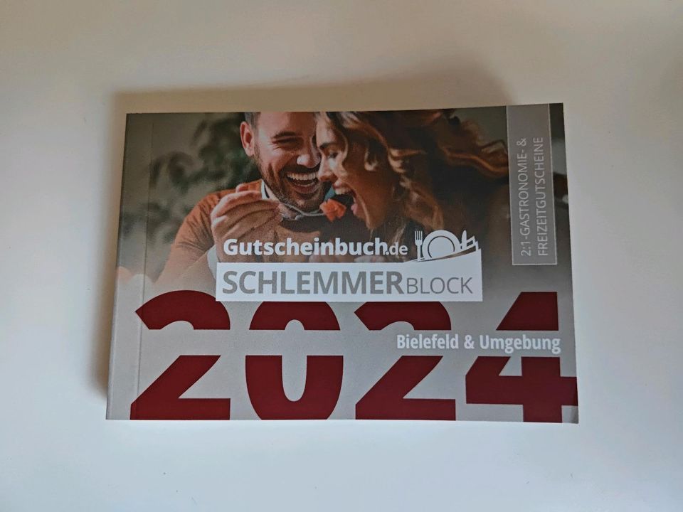 Gutscheinbuch Schlemmerblock 2024 Bielefeld & Umgebung in Wallenhorst