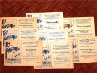 11x Musiknoten für Diadonische / 2-3-reihige Harmonika 1930-1940 Bayern - Westerheim Vorschau