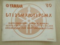 Yamaha DT 125 175 MX Ergänzung zum Werkstatthandbuch 1980 Nordrhein-Westfalen - Gelsenkirchen Vorschau
