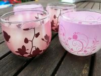 Teelichter Set Kerzen Glas rosa Düsseldorf - Flingern Nord Vorschau