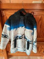 dicke Teddy Plüsch Jacke, Winterjacke, mit Eisbären Hessen - Gudensberg Vorschau