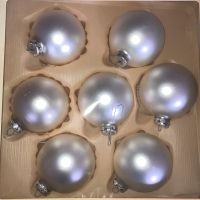 Weihnachtskugeln Glas matt weiß 8cm Christbaumschmuck Nordrhein-Westfalen - Krefeld Vorschau