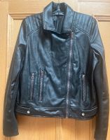 Damen Jacke Leder Bikerjacke schwarz braun gefüttert Größe Gr. 38 Bayern - Fürstenzell Vorschau