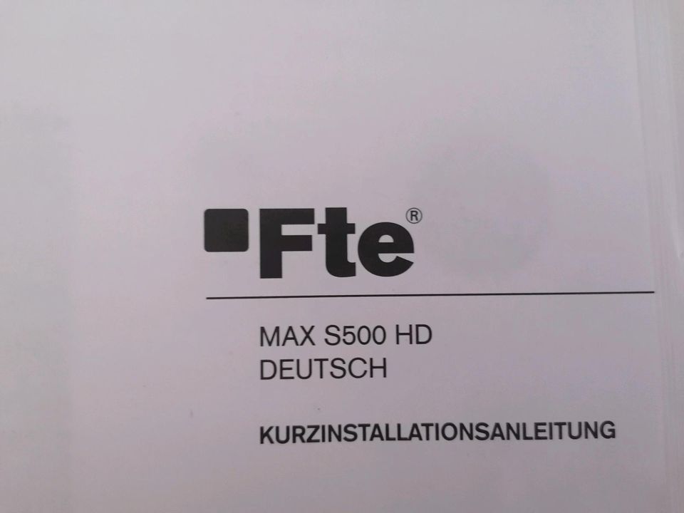 HSatteliten Receiver digital Fte max S500 HD TV in Nienberge