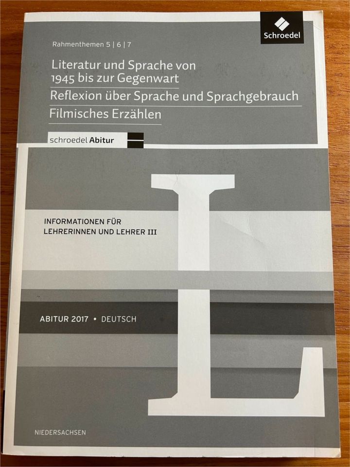 Deutsch Abitur Reflexion über Sprache Filmisches Erzählen Lehrer in Wiesbaden