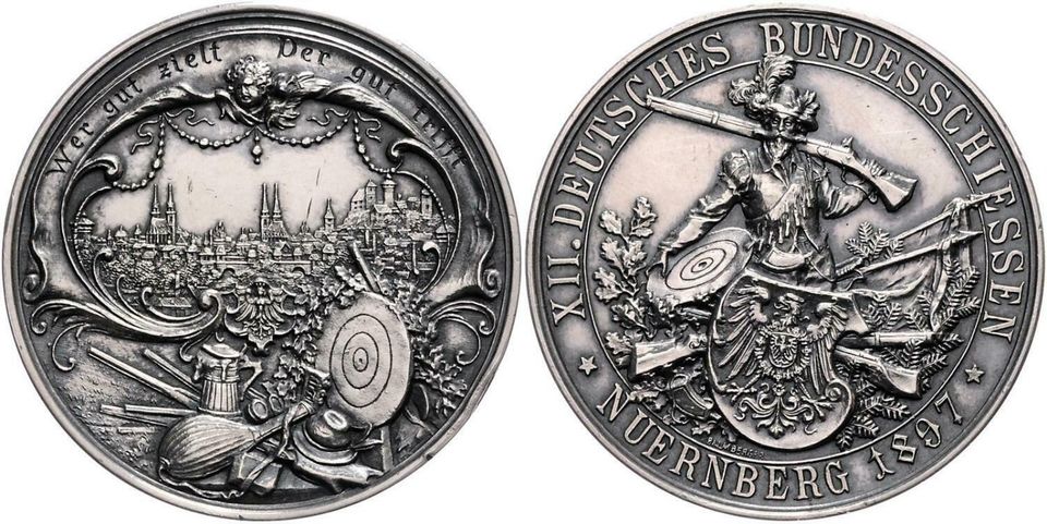 Medaille Nurnberg 1897 suche und anderen in München