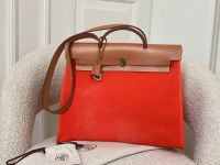 Hermès Tasche Herbag 39 Retourné 39 orange natur Hermes Kelly Hamburg-Nord - Hamburg Hohenfelde Vorschau