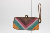 FOSSIL Clutch Geldbörse Geldbeutel Portemonnai Leder Bunt Duisburg - Duisburg-Mitte Vorschau