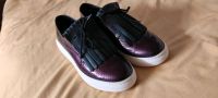 Makris Echtleder Schuhe Lackleder aubergine/schwarz 40,5/41 Dortmund - Scharnhorst Vorschau