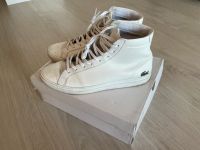 orig. Lacoste L.12.12 Mid Weiß Leder EU 43 US 10 in OVP Sneaker Sachsen-Anhalt - Merseburg Vorschau