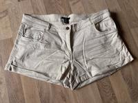 H&M Damen Hot Pants / Shorts Jeans creme / hellbrau Hessen - Bad Camberg Vorschau