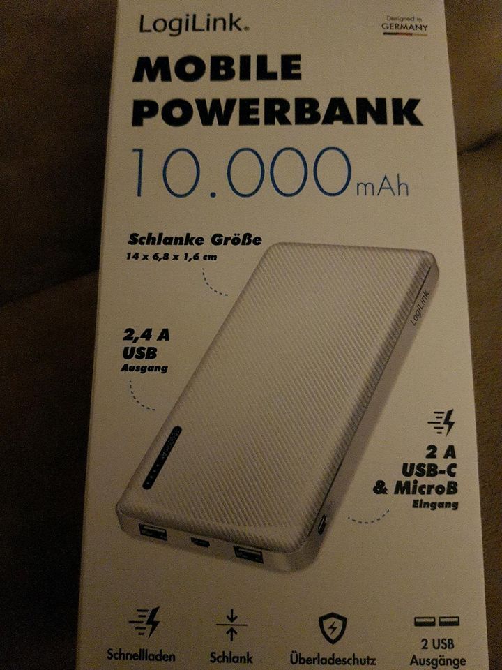 Mobile Powerbank 10.000 mAh LogiLink in Wissen