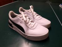 Neuwertiger Sneaker Puma Leder Gr. 37,5 weiß/schwarz Niedersachsen - Wennigsen Vorschau