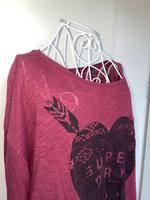 Superdry Damen Shirt Langarmshirt rot Japan XL TOP Hamburg - Harburg Vorschau