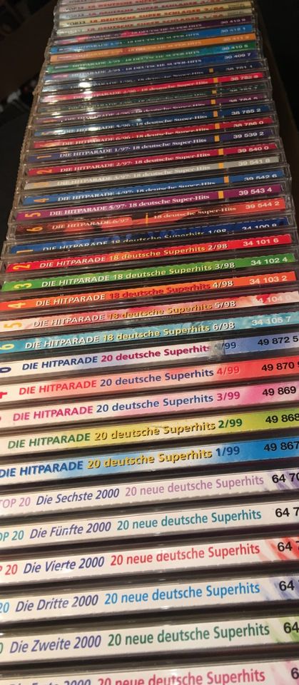 CD Sammlung " TOP13 deutsche Hitparade" über 45 CD - Konvolut in Windeck
