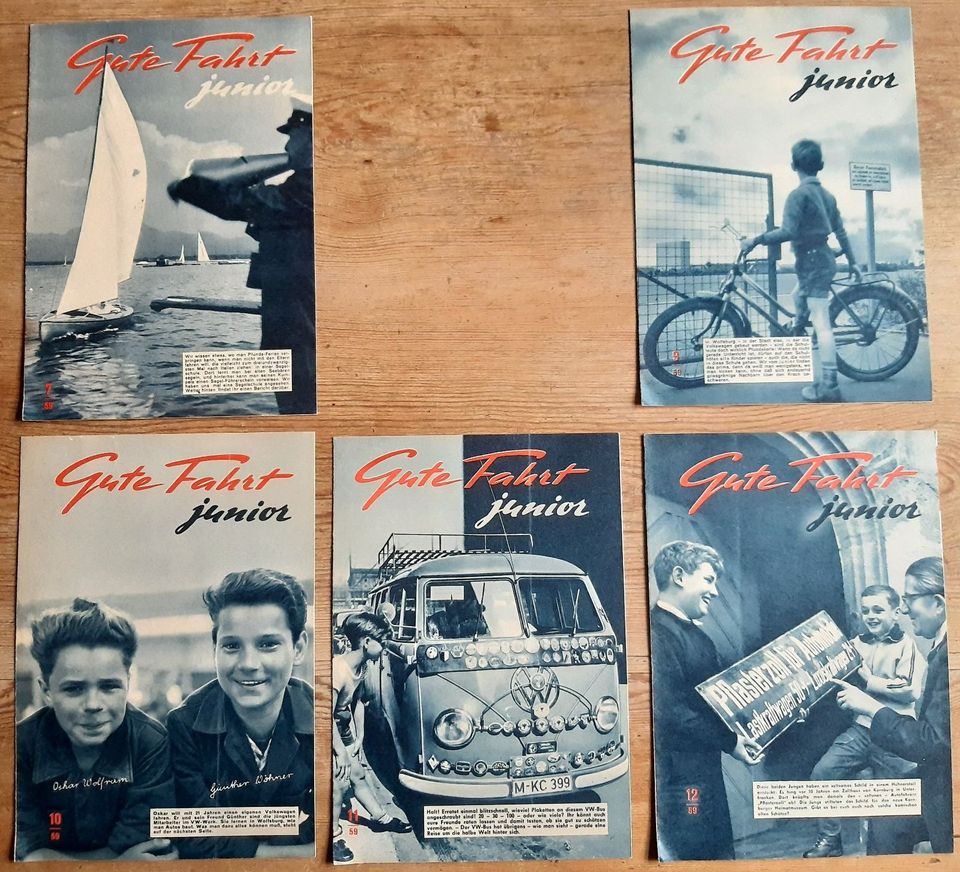Gute Fahrt Junior VW Zeitschrift 30 Hefte inkl. Heft 1 von 1959 in Horst (Holstein)