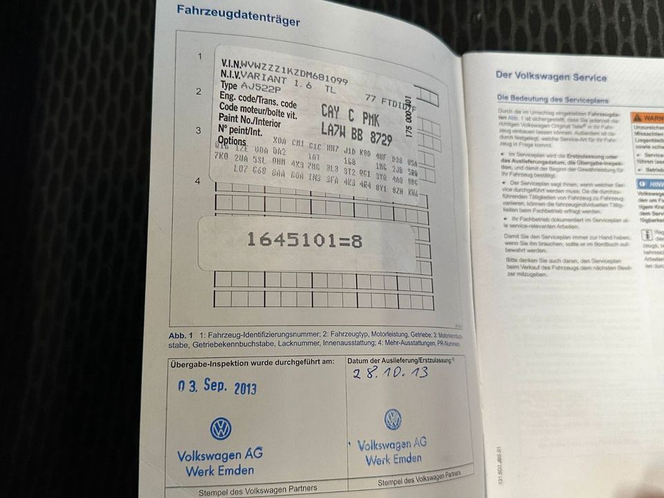 Volkswagen Golf VI Variant Trendline 1.6 TDI/LL Scheckheft in Hannover