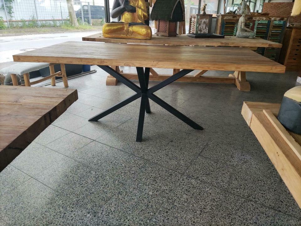 Tischplatte Esstisch Schreibtisch Tisch recyc Teak Holz Teakholz in Duisburg