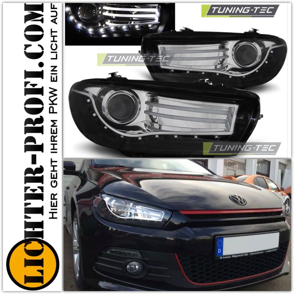 LED Leisten Scheinwerfer schwarz für den VW Scirocco 3 2008-2014 in Hessen  - Calden | Tuning & Styling Anzeigen | eBay Kleinanzeigen ist jetzt  Kleinanzeigen