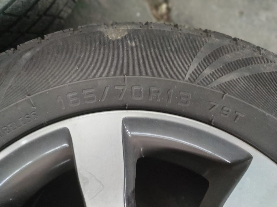 Aluminium Kompletträder Wohnwagen 165/70 R13 79T in Käbschütztal