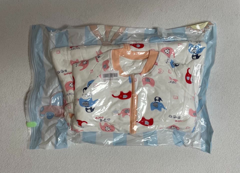 Baumwolle Baby Schlafsack Pucksack Neu in Rülzheim