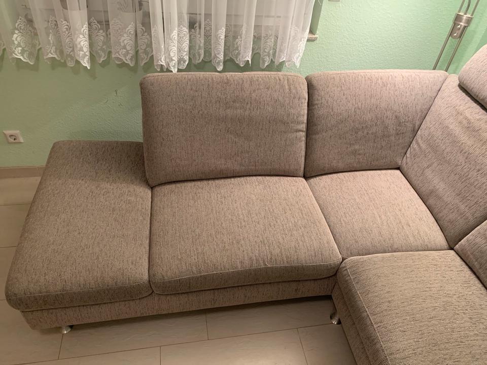 W. Schillig hochwertiges Microfaser Ecksofa Couch abholbereit in Unterensingen