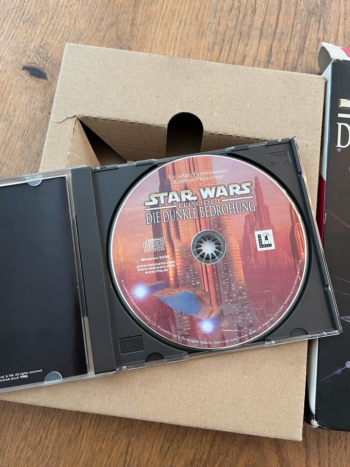 Star Wars Die dunkle Bedrohung PC Spiel 1999 LucasArts Big Box in München