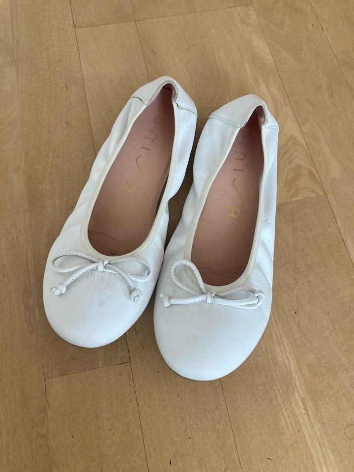 UNISA Ballerinas Schuhe Leder weiß Gr.37 w NEU! in Birenbach