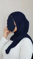 Jersey Hijab NEU Kopftuch Schal Kopfbedeckung dunkelblau Baden-Württemberg - Volkertshausen Vorschau