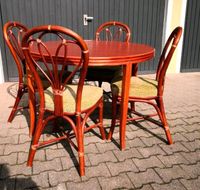 Tisch mit Stühlen McGuire Bambusmöbel Rattanmöbel Stuttgart - Untertürkheim Vorschau