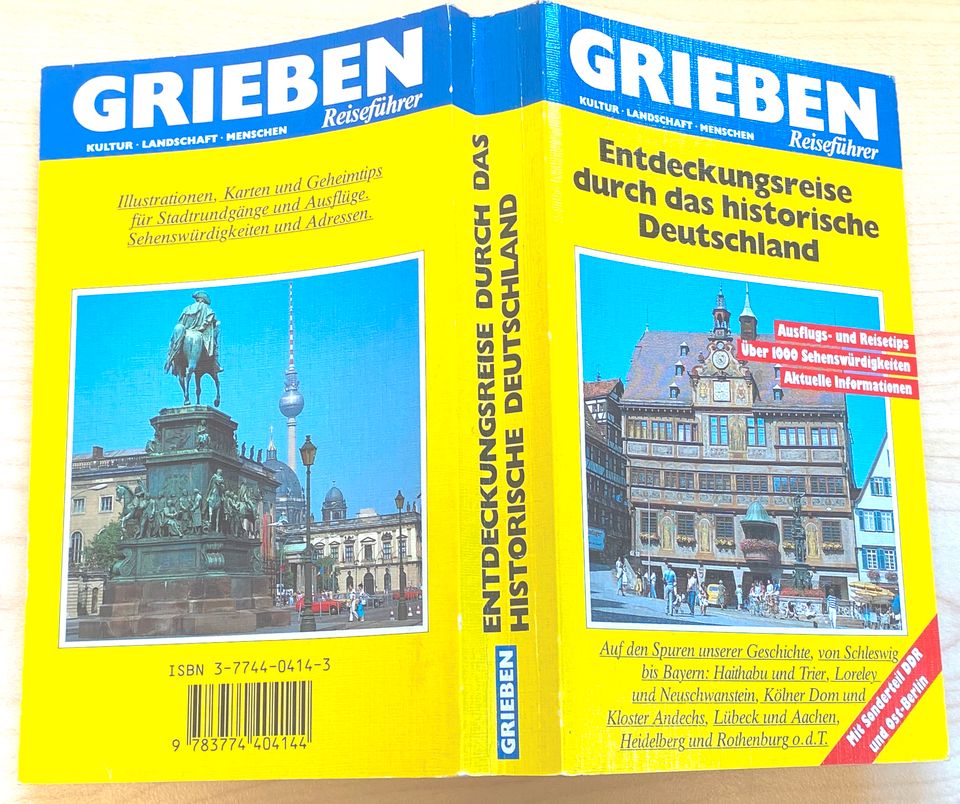 ⭐Reiseführer durch das historische Deutschland. Grieben. Mit DDR⭐ in Werne