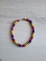 ❤️ Modeschmuck Kette, bunte Smarties/Steinel, 45 cm Nordrhein-Westfalen - Marienheide Vorschau