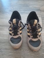 Gr. 37,5, adidas, Schwarz-lila-gelbe Sneaker Niedersachsen - Seelze Vorschau