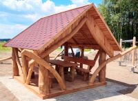 Holzpavillon, Gartenhaus, Hütte, Pavillon aus Massive Holz Bayern - Aurach Vorschau