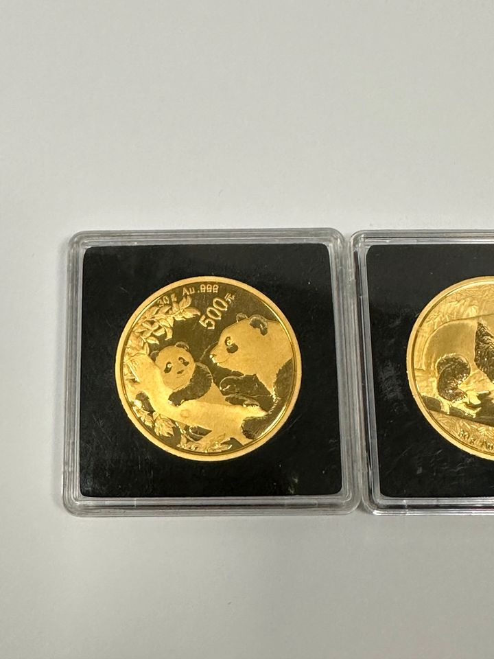 Panda 30g Münze Feingold 999.99 Sammler Analage Goldmünze in Berlin