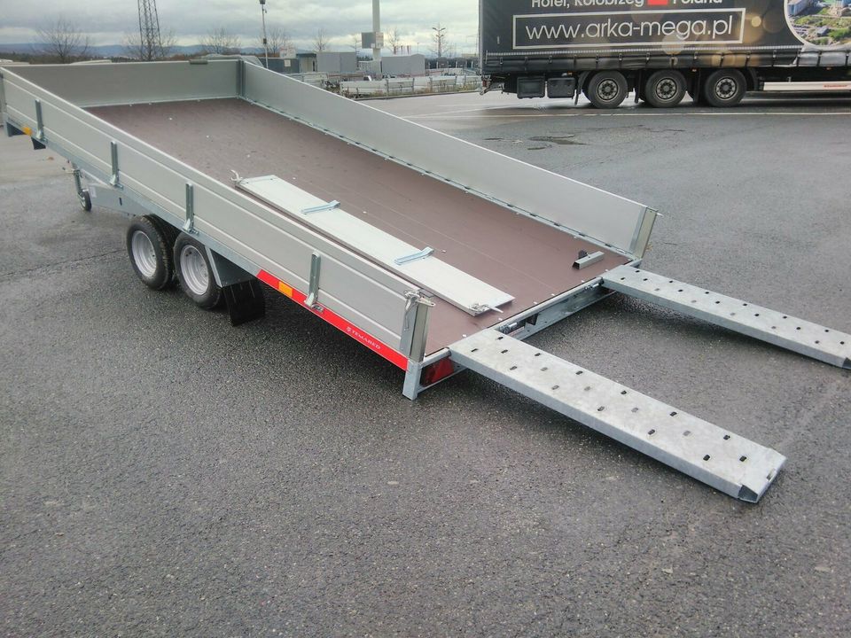 PKW-Anhänger 401x201x30cm 2700 kg kippbar Seilwinde 274020 in Bayern -  Ursensollen, Gebrauchte Auto-Anhänger kaufen