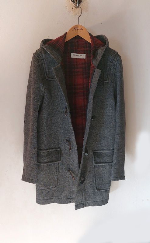 BURBERRY DESIGNER DUFFLE COAT GRAU Gr. 46 - 48 S in Ismaning