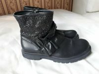 Miss Grant Stiefel schwarz Glitzer Schleife Gr.36 Echtleder Luxus Nordrhein-Westfalen - Lüdinghausen Vorschau