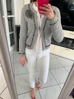 Vila Strickjacke mit Steinchen XS grau Baden-Württemberg - Ulm Vorschau