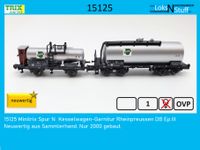 15125 Minitrix Spur N  Kesselwagen-Garnitur Rheinpreussen DB Ep.I Hessen - Eschwege Vorschau