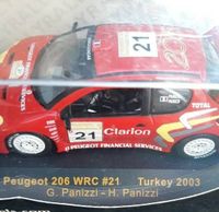 IXO Modell 1:43 Peugeot 206 WRC Turkey 2003 Rheinland-Pfalz - Beindersheim Vorschau