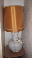 Retro Stehlampe mit orangem Schirm und Porzellanfuß Bayern - Neukirchen bei Sulzbach Rosenberg Vorschau