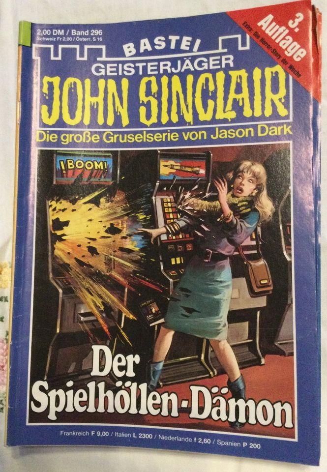 Geisterjäger-John Sinclair-3.Auflage-Stückpreis  je 1,00 EURO in Vogelsdorf