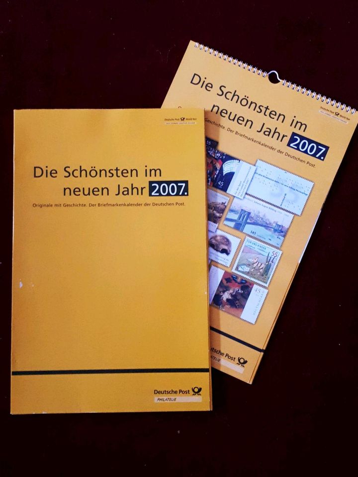 Briefmarkenkalender Deutsche Post 2007 wie NEU in Dresden