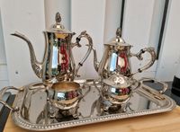Silber Konvolut Kaffee- Tee- Sahnekanne, Zuckerdose Tablett Sachsen-Anhalt - Wolmirstedt Vorschau
