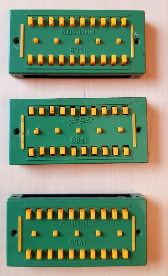 Konvolut sehr viele analoge Fleischmann Stellpult Teile gebraucht in Aitrang