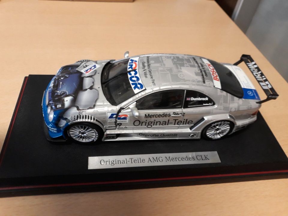 Mercedes AMG CLK Motorsport 1/18 Silber in Lohne